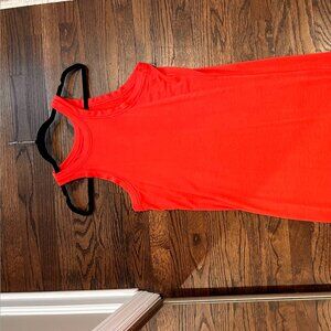 Lou & Grey Bright Coral Tank Dress – Size Medium